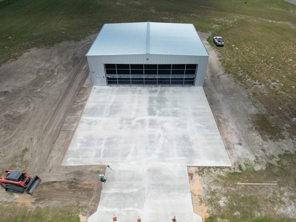 Electron Machine Corp Aircraft Hangar- Completed